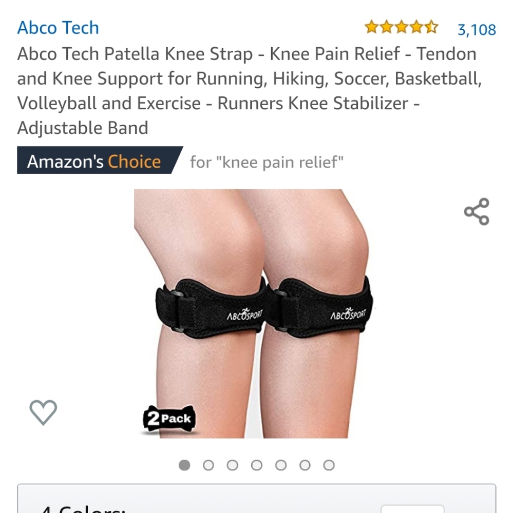 Knee straps